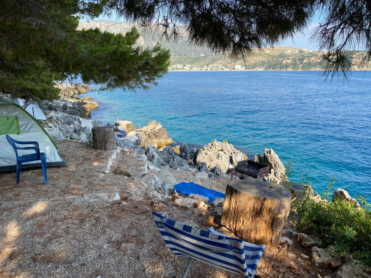 Pine Side Camp Hotel Himare Exterior foto